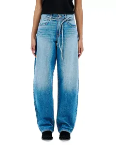 Джинсы Hailey с низкой посадкой в стиле "мечтательница" Slvrlake, синий