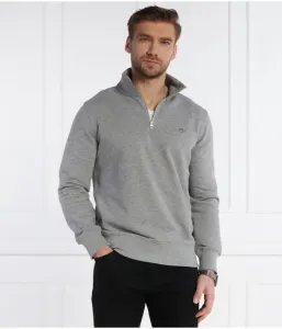 Толстовка с щитом regular fit Gant, серый