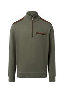 Толстовка bugatti Sweatshirt, Schilf/Dark Green