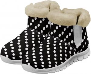 Psesaysky Женские зимние ботинки белая подошва снегоступы противоскользящая подошва ботильоны с утеплителем теплые ботинки средней высоты для прогулок