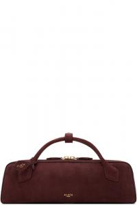 Сумка 'Le Teckel' бордового цвета ALAÏA