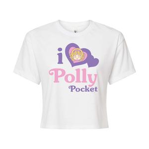 Укороченная футболка Polly Pocket Love для юниоров Licensed Character, белый