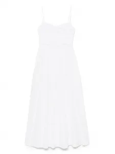 Поплиновое платье макси Matteau, белый