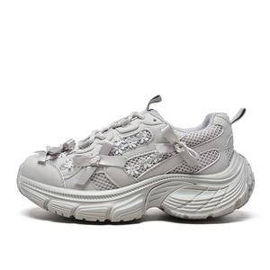 YEARCON Женские туфли на высоком каблуке серые, цвет Gray