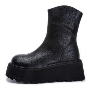 POOQ Черные женские ботильоны, цвет Black