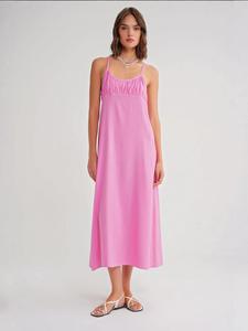 MixRay Летнее платье в розовом цвете