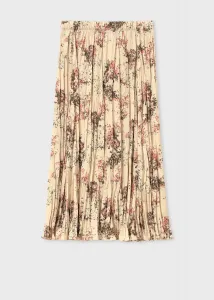 Женская плиссированная юбка "Painterly Buds".