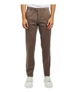 Коричневые спортивные брюки прямого кроя. Bugatti, коричневый