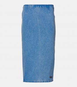 Джинсовая юбка миди Marni, Cobalt