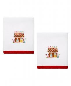 Хлопковое полотенце для рук Sweet Treat, 28 x 16 дюймов Avanti, White, Hand Towels