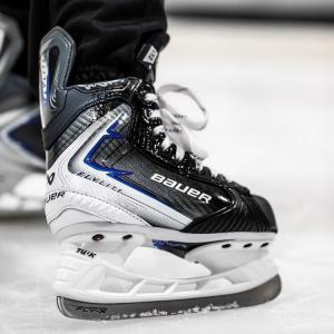 BAUER 2025 Новые хоккейные коньки Baer Flylite, лезвия Competition-Specific Ice, детские YTH 31.5