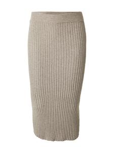 Юбка миди ONLY Carmakoma Skirt CARFIA, серо-коричневый