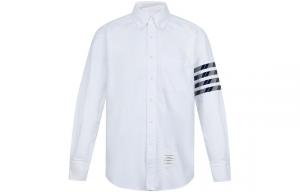 THOM BROWNE Мужская белая рубашка