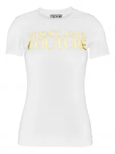 Футболка с логотипом Versace Jeans Couture, белый