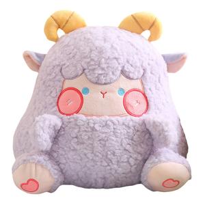 Плюшевая кукла из коллекции Puff Collection Lamb, высота 25см/35см/45см MLING, фиолетовый