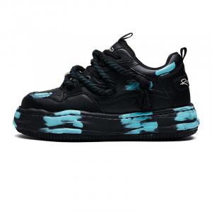 Низкие кеды для скейтбординга унисекс Wangjue, черный