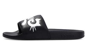 Сандалии GUCCI Kitty Logo Slides Black Women's