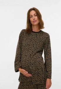 Топ MAMALICIOUS LOCKER GESCHNITTEN RUNDHALS , Cub/Brown