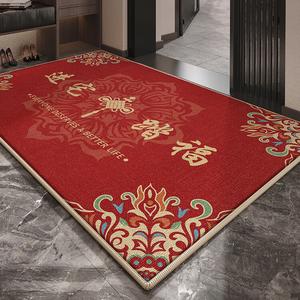 Budis Ковер 100х120 см из мутонового вельвета, входной, нескользящий, грязеотталкивающий, для дома, прихожей, улицы, настраиваемый