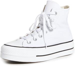Женские высокие кеды Converse Chuck Taylor All Star Lift с платформой, белый/черный