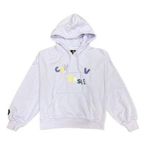 Толстовка chain stitch hoodie 'light purple' Converse, фиолетовый
