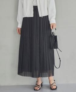 Полупрозрачная плиссированная юбка из органзы, пригодная для стирки.