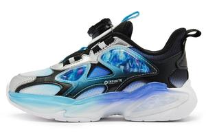 QIAODAN Нескользящие износостойкие детские кроссовки для повседневной носки, цвет черный, синий, для детей 3–7 лет