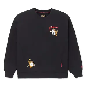 Топ rijindoujin вязаный пуловер Li-Ning, черный