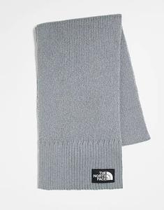 Шарф с логотипом North Face Box серого цвета