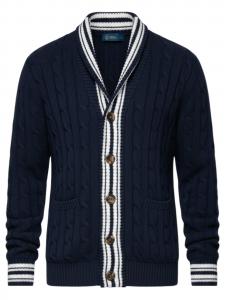 Ombre Свитер 'OM-SWCD-0152' в темно-синем цвете