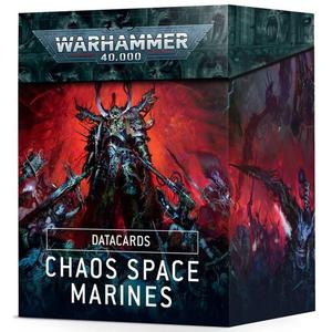 Миниатюра Games Workshop Warhammer 40K: Datacards - Chaos Space Marines (9th Edition)