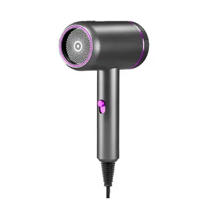 Ha Jie Bret Фен Joy Light Collection, бытовой, синяя подсветка, 1800 Вт, высокая мощность, сильный поток воздуха, быстрая сушка, трубчатый