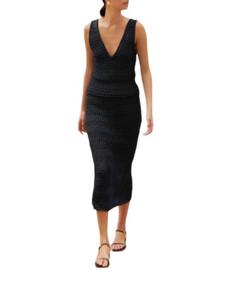 Юбка Driana вязаная крючком черная Nation LTD