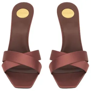 Opyum Open Toe Mules Women's SAINT LAURENT, original shoe box not included