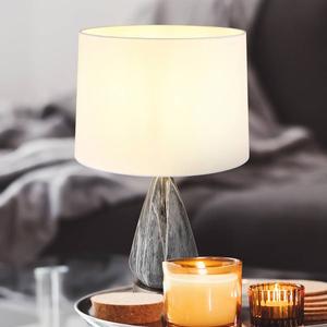 Настольная лампа Globo Lighting Kisa, смешанная ткань / утюг - 1 пламя - белый