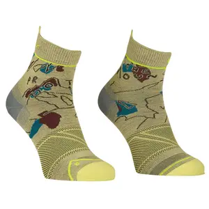 Носки Ortovox Alpine Light Quarter short, зеленый