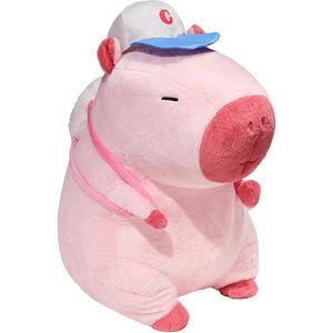 Love of wormwood Милый и очаровательный капибара розовый спортивный плюшевая игрушка капибара мягкая кукла плюшевая кукла высота 35см/45см/55см