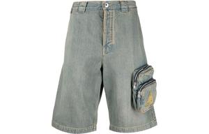 SS22 Джинсовые шорты мужские синие Lanvin