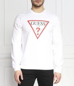 Толстовка мужская Guess Jeans с логотипом, белый