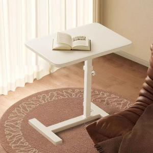 Прикроватный столик Zhenyanxuan 57x35 см, скрытый ящик, белый