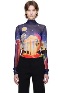 Разноцветная сетчатая футболка Midnight Acropolis Casablanca