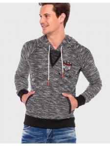 Толстовка Cipo & Baxx, цвет anthracite