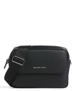 Сумка через плечо Hudson из зерненой яловой кожи Michael Kors, черный