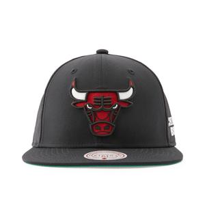 Mitchell Ness Кепка Mitchell & Ness Bulls Logo Snapback, Black