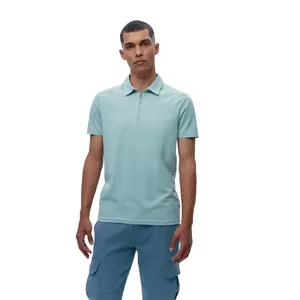 Kariba Born Living Yoga Мужская рубашка поло, мятно-зеленый