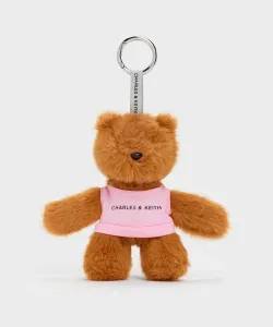 Подвеска в виде мишки Доди в розовой рубашке