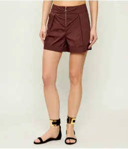 Шорты regular fit Patrizia Pepe, коричневый