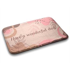 Коврик для ванной Tulup Geometrische Muster, 90x1x90 см, красный