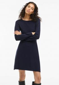 Платье VILA VIHELLIE LANGÄRMELIGES, Navy Blazer/Dark Blue