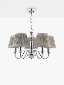 Потолочный светильник Ellis с 5 рожками Laura Ashley, Polished Chrome